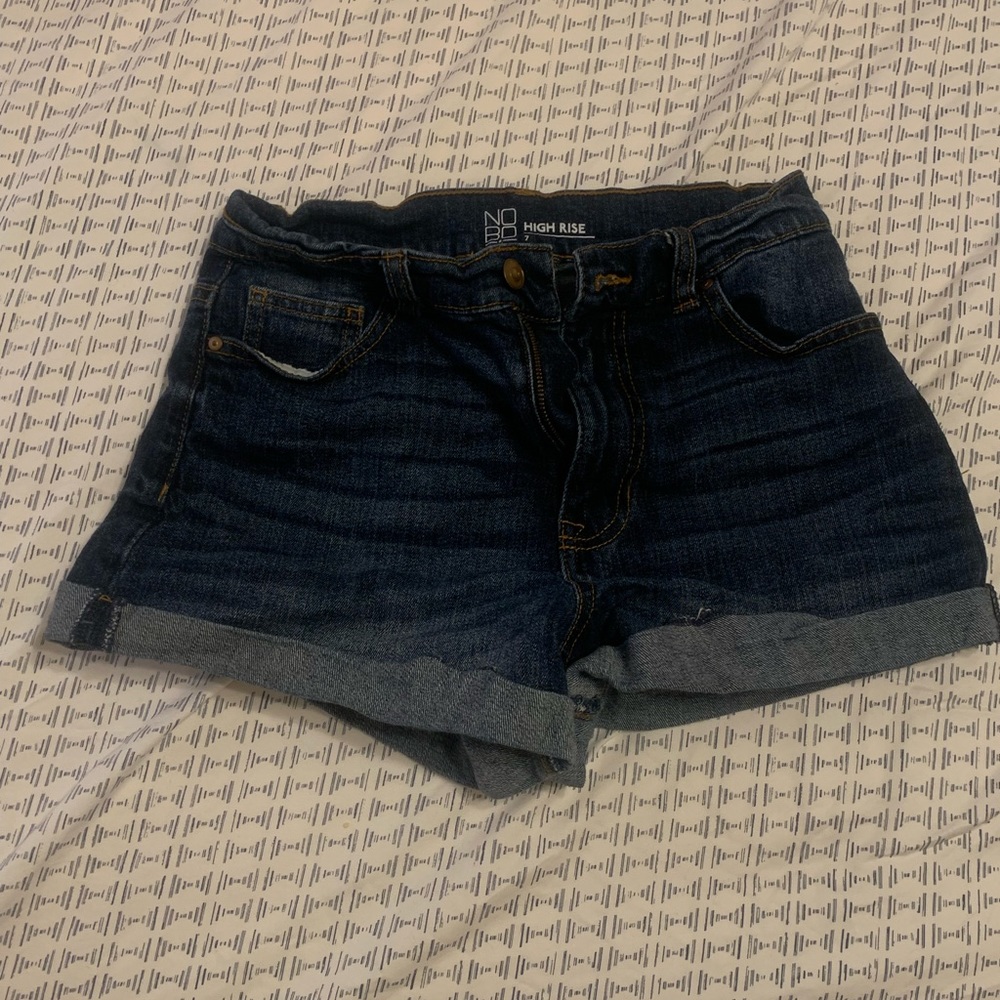 High rise shorts